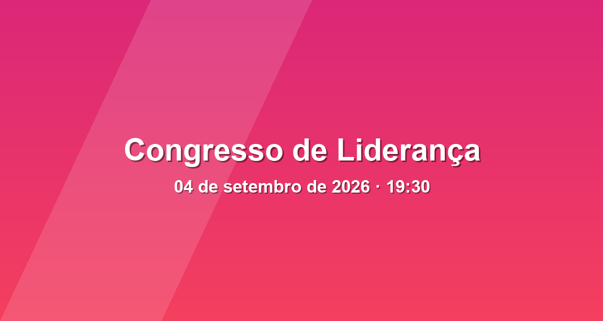 Congresso de Liderança