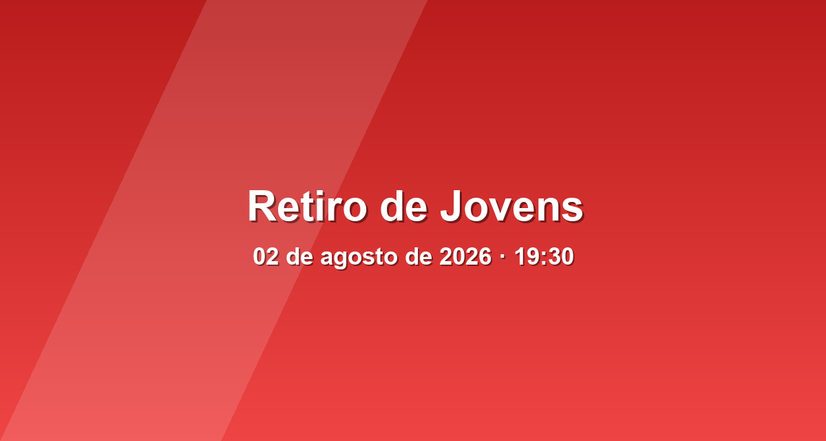 Retiro de Jovens