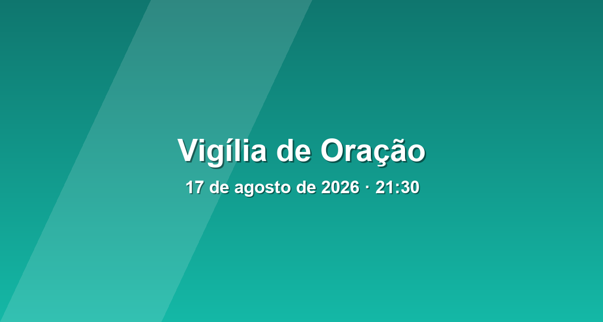 Vigília de Oração